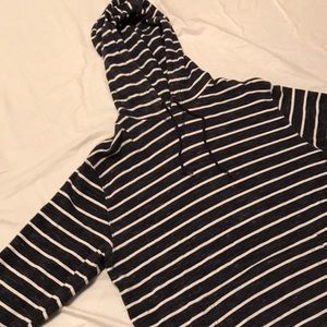 Men’s striped hoodie